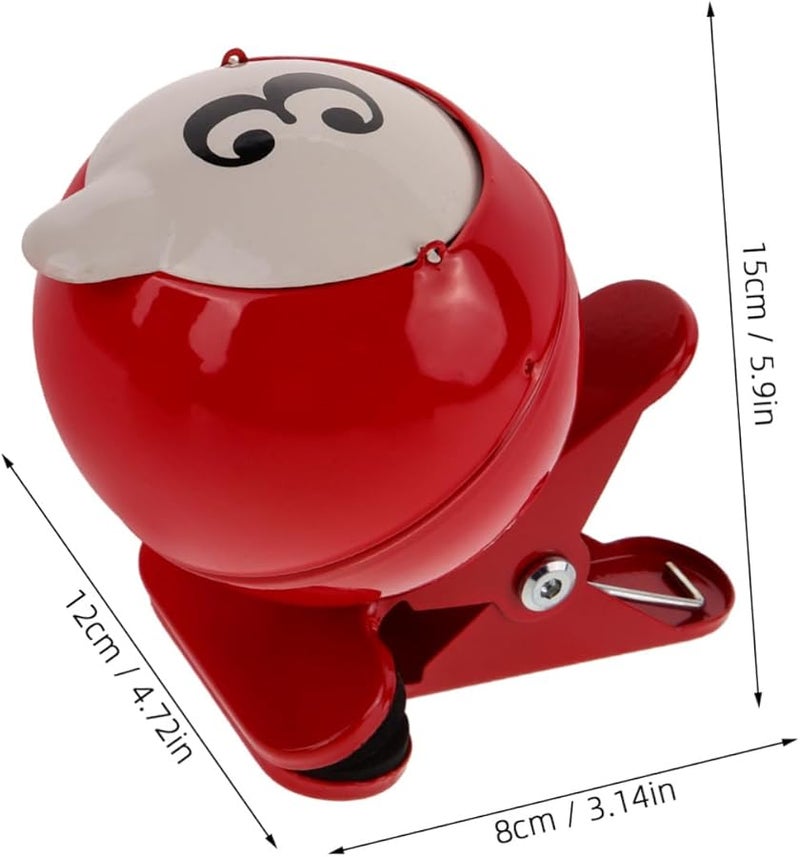 PACKOVE Clamp On Ashtray Elegant Indoor Ash Tray For Home Office Bar Lightweight Design - Image 2